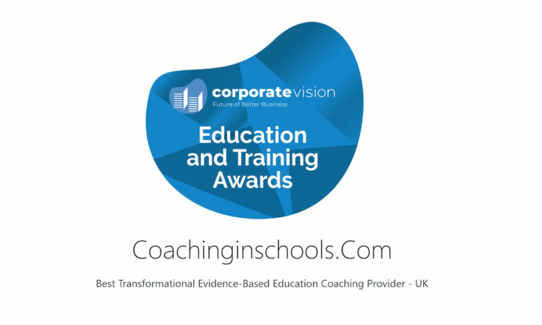 Award best transformational education coaching provider